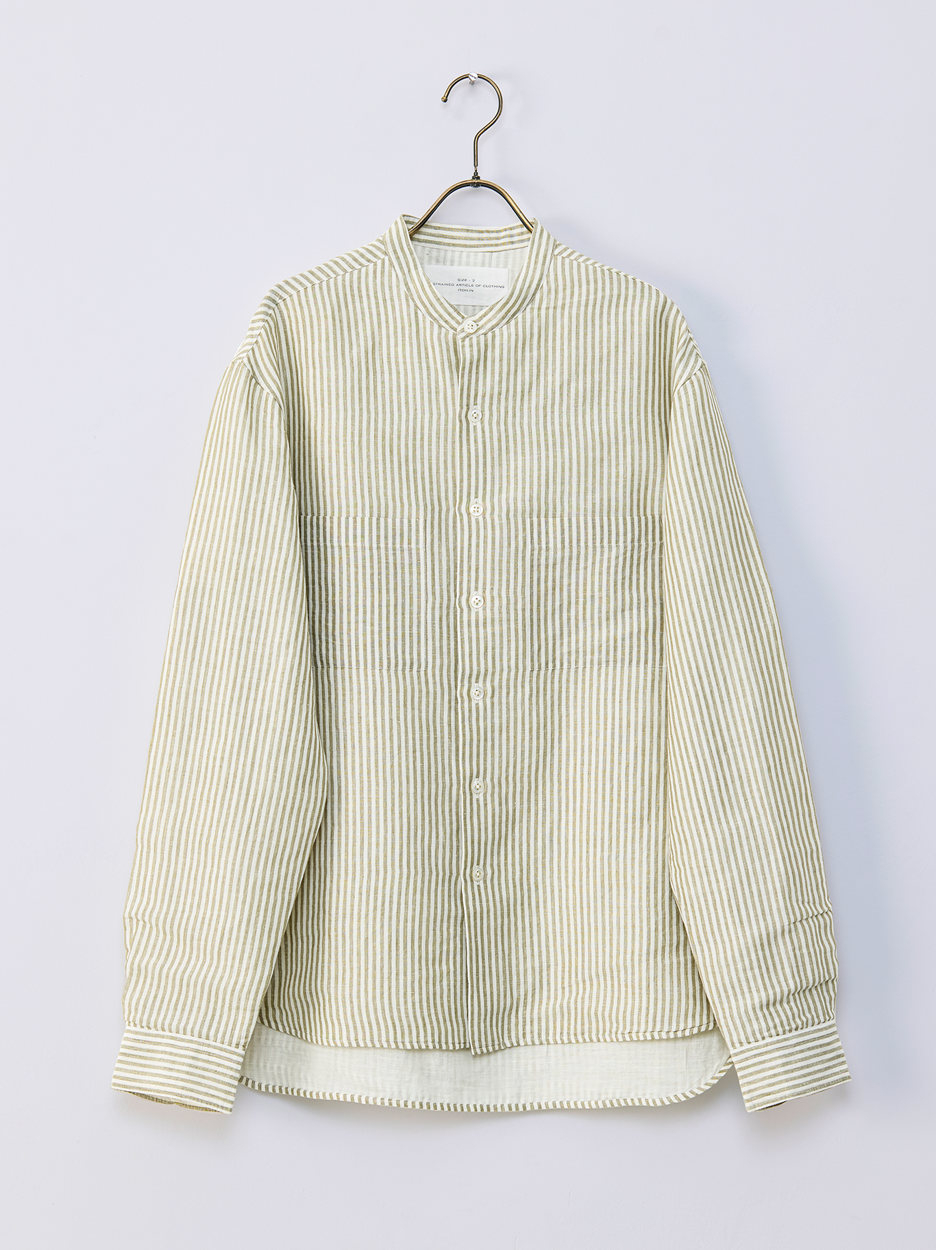 AS.024.52 BAND COLLAR SHIRT