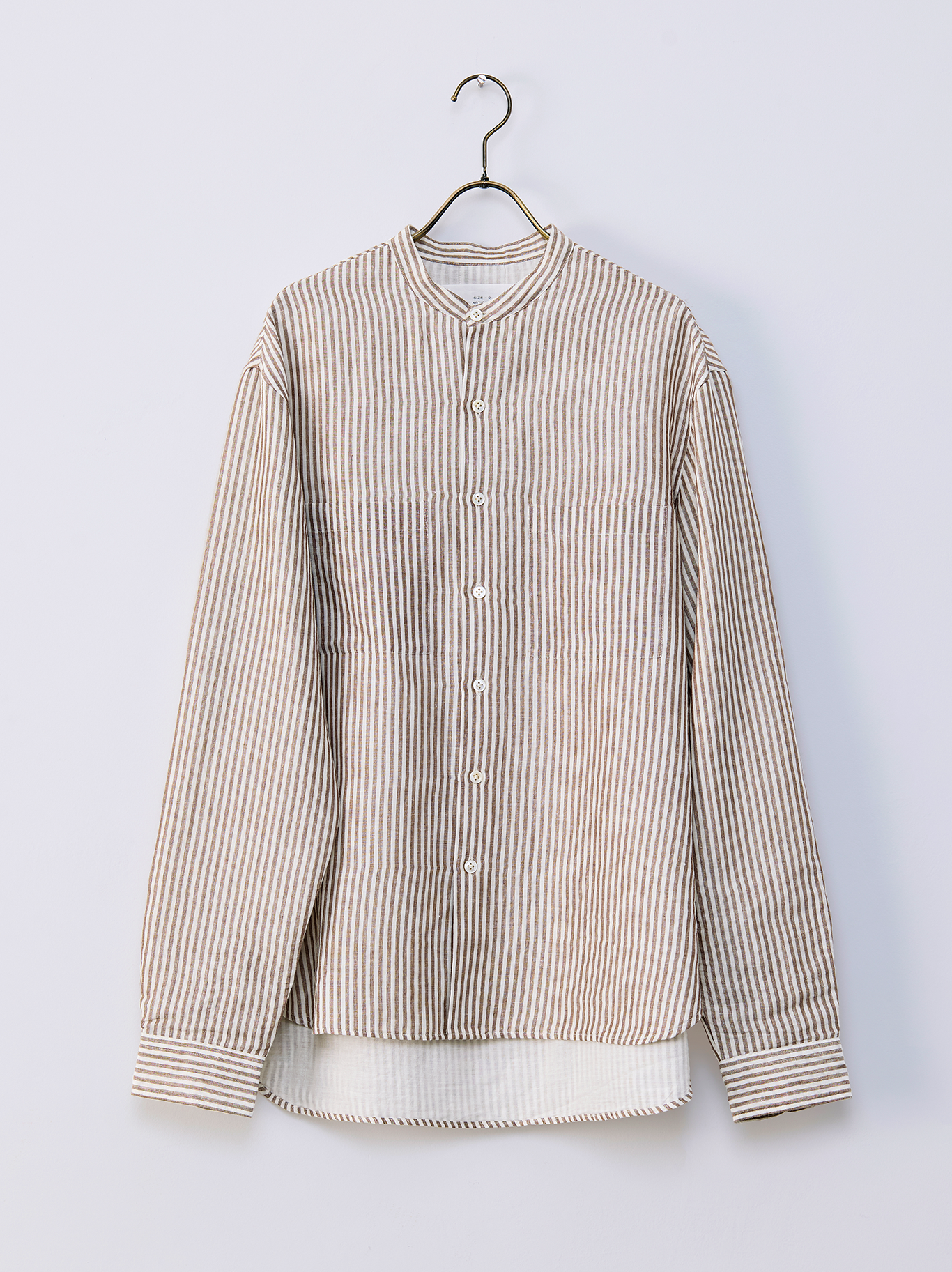 AS.024.52 BAND COLLAR SHIRT