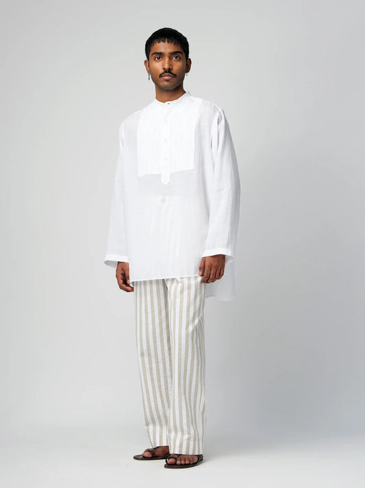IT.025.16.158 PLEATED LONG SHIRT