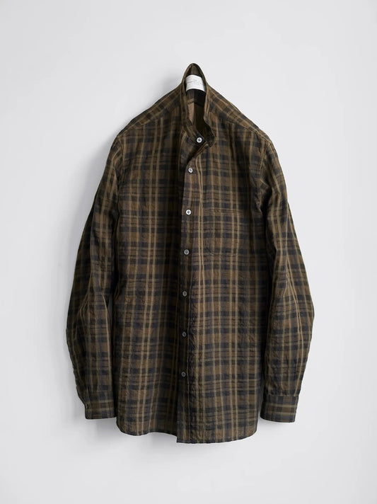IT.EXC.25.44 BAND COLLAR SHIRT