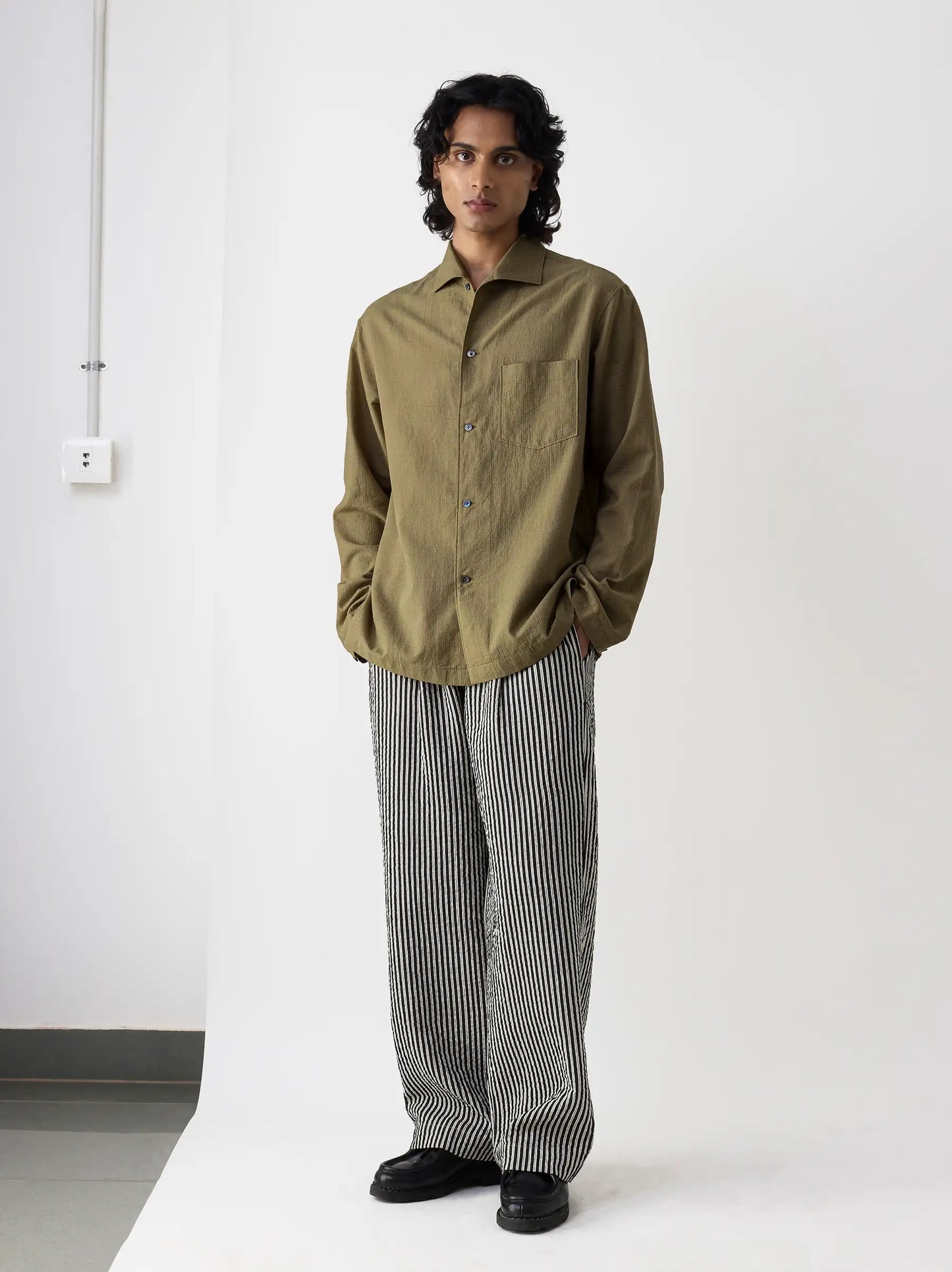 IT.024.14.99 HANDWOVEN EASY SHIRT