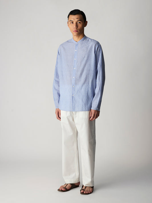 IT.026.17.203 BAND COLLAR SHIRT