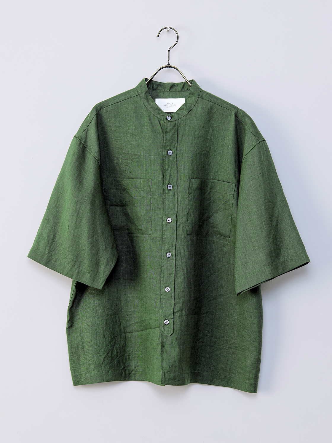 AS.024.77 BAND LOOSE SHIRT