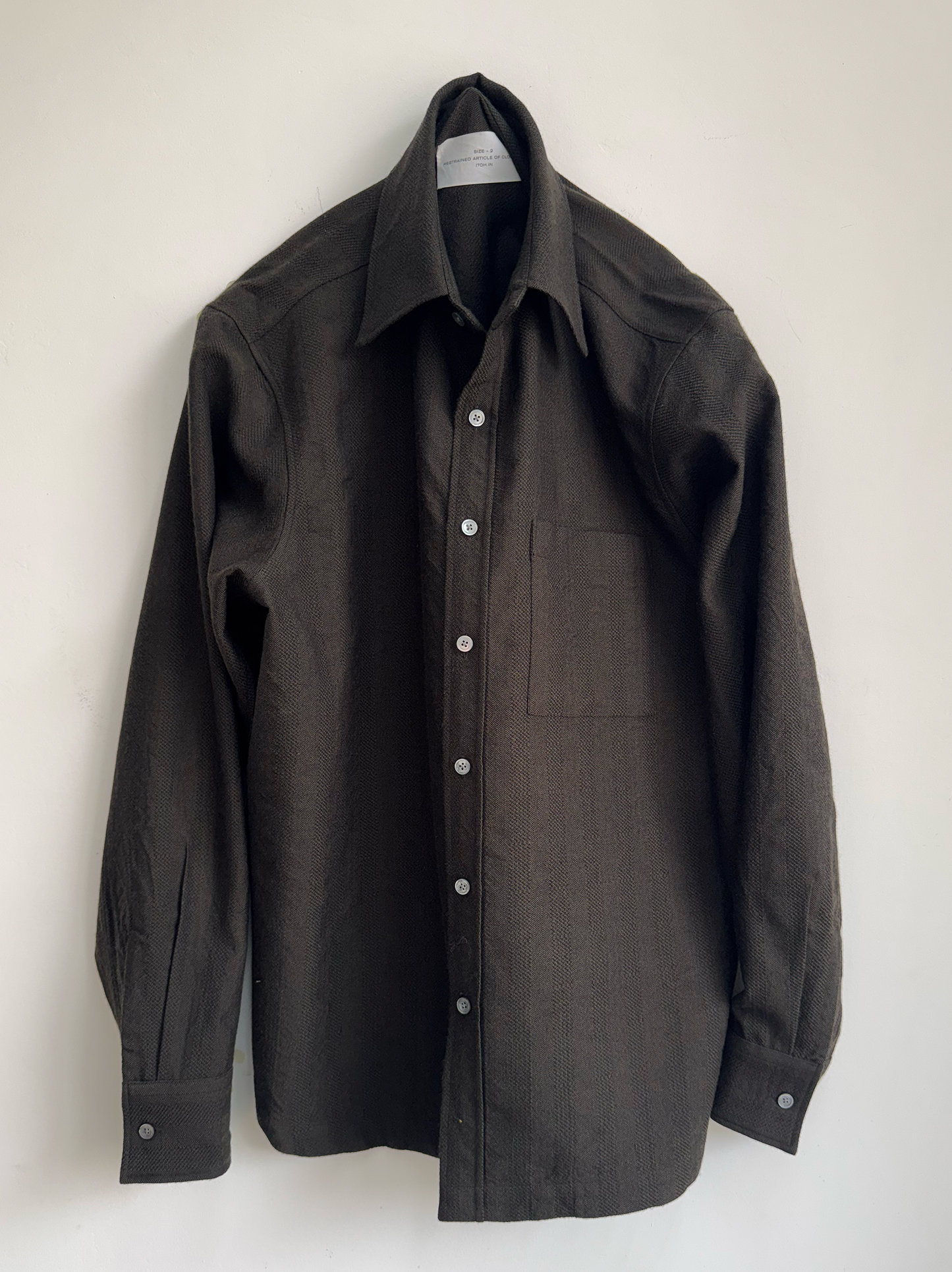 IT.EXC.25.58 WOOL OVERSHIRT