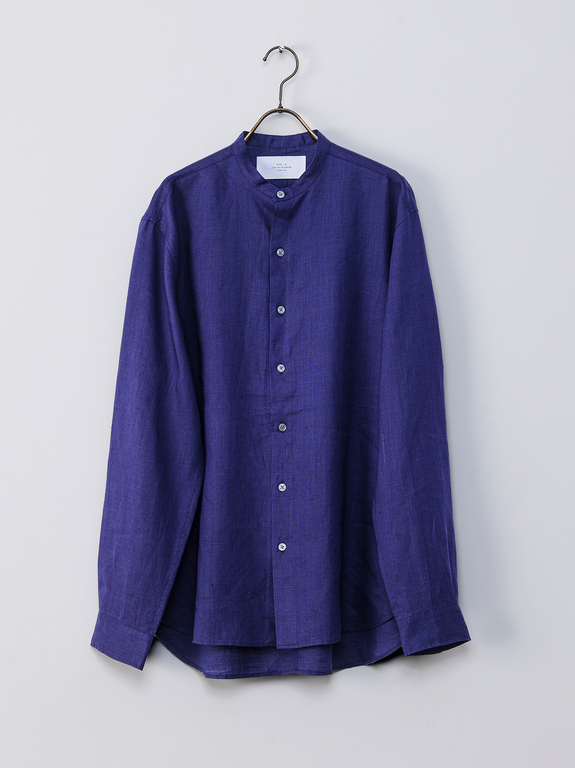 AS.024.82 BAND COLLAR SHIRT