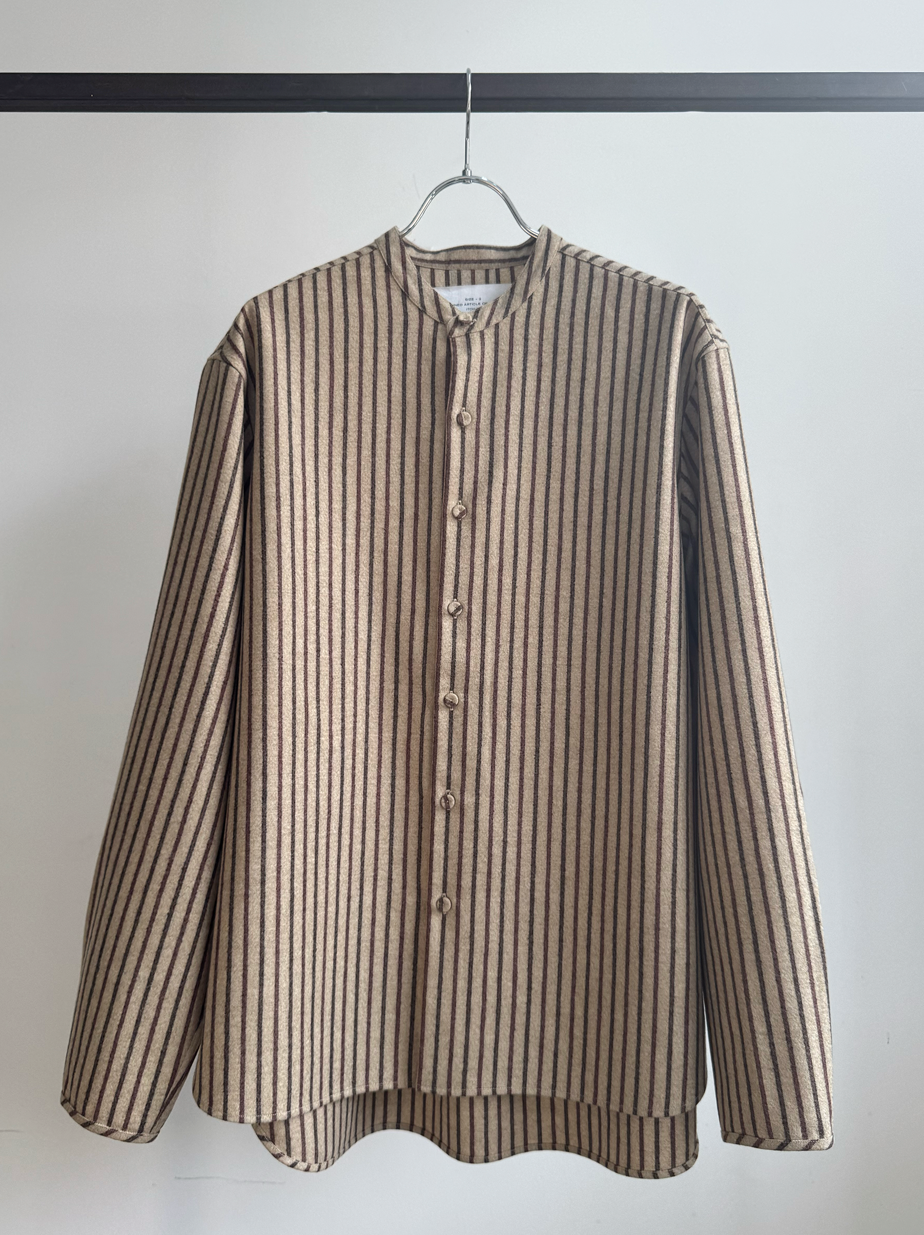 IT.EXC.25.56 BAND COLLAR SHIRT